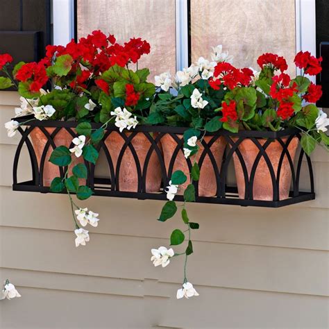 metal window box cages|custom wrought iron window boxes.